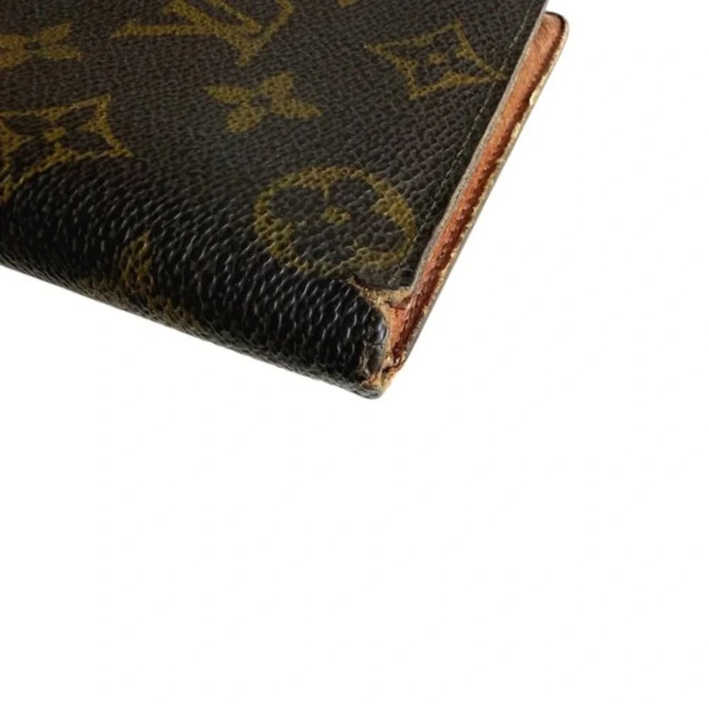 Vintage Louis Vuitton Monogram Bifold Men's Wallet Brown - Picture 3 of 10